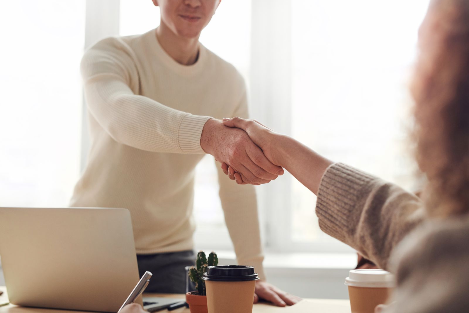 Team collaboration in a professional office environment